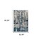 Homeroots 5 x 8 ft. 39.604 in. Skies Area Rug, Grey & Blue Grey 383672 - alternate 4